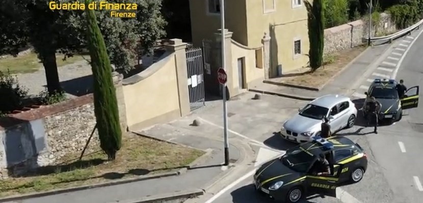 Un momento dell'operazione