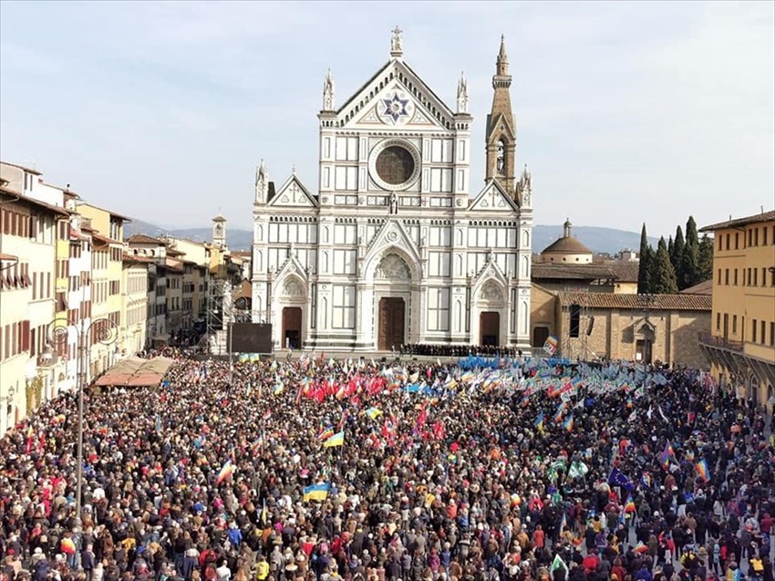 La grande manifestazione di Firenze