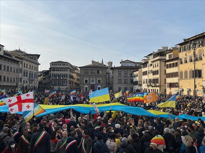 La grande manifestazione di Firenze
