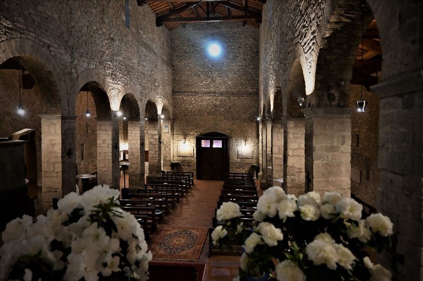 La navata dal ballatoio