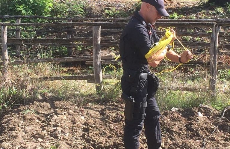 Artificieri al lavoro