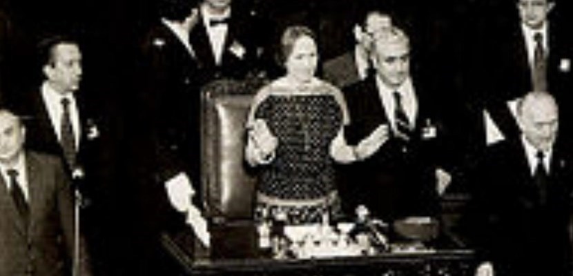 1979, Nilde Jotti è la prima donna eletta Presidente della Camera dei Deputati