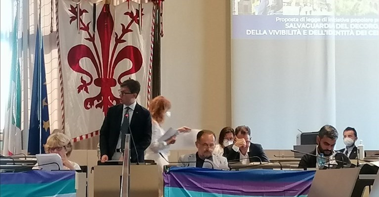 l'intervento del Sindaco in Consiglio comunale