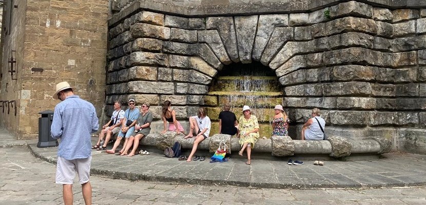 il pediluivio nei monumenti