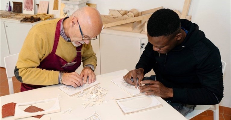 Omero Soffici in bottega