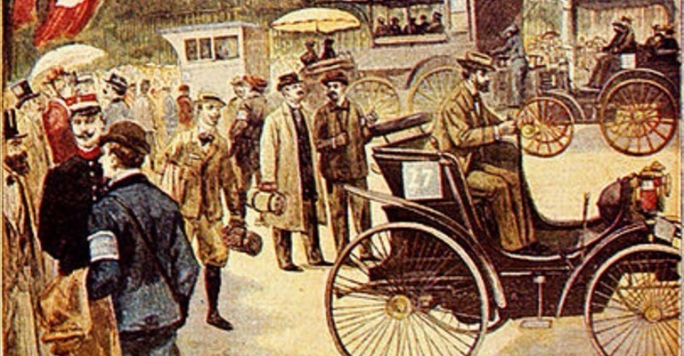 1894, Parigi-Rouen prima gara automobilistica della storia