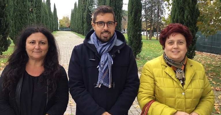 Paolo Gandola, capogruppo di Forza Italia, Vanessa Fiaschi, capogruppo della Lega e Maria Serena Quercioli, capogruppo di Liberi di Cambiare