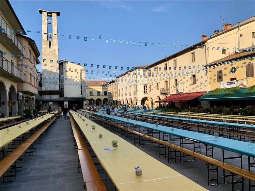 Allestimento della Piazza