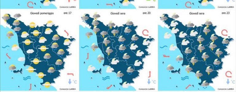 le previsioni meteo