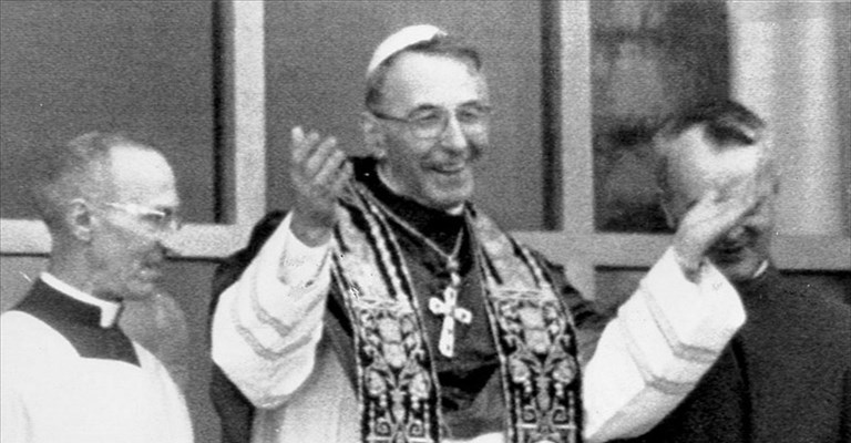 1978, Albino Luciani diventa Papa Giovanni Paolo I