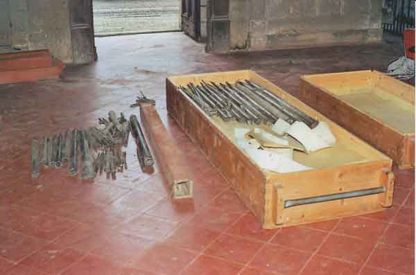 Smontato il monumentale organo Stefanini di Faltona