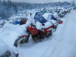 In moto dal Mugello alla Germania. Le incredibili foto del raduno invernale...