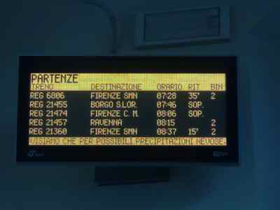 Ferrovie. In Toscana aumenta la puntualità; sulla Faentina invece... Il report del 2011