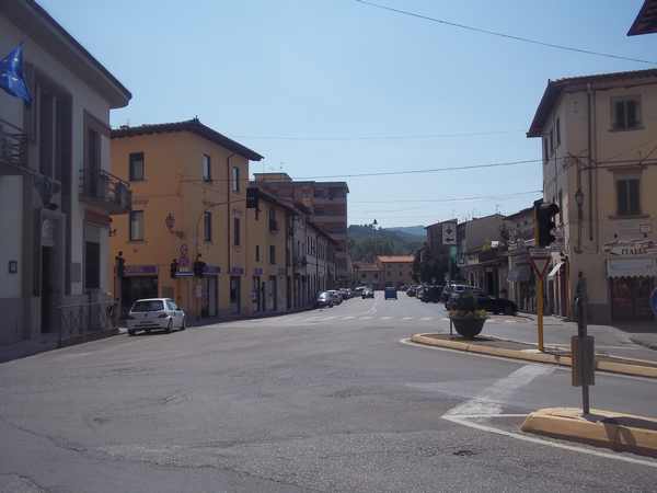 Borgo. Corse di cavalli in paese per San Lorenzo. Foto d'epoca...