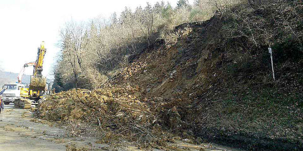 Maltempo. Frane in Alto Mugello