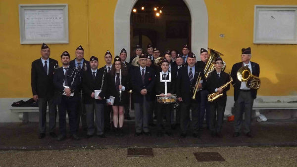 Borgo. La banda musicale la Fedelissima