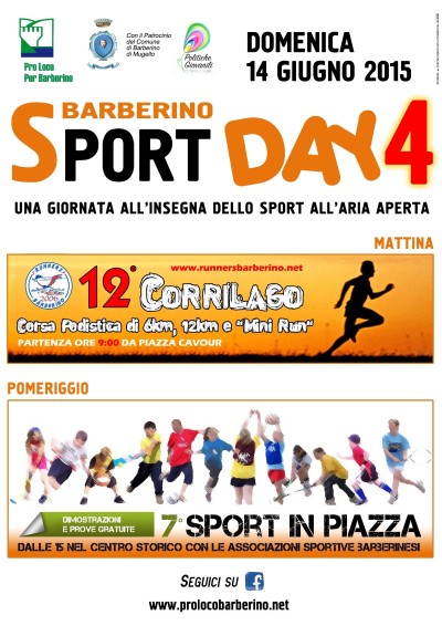 Domenica a Barberino è Sport Day. Info e programma