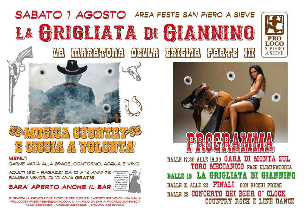 Grigliata di Giannino a San Piero. La maratona della griglia, le info