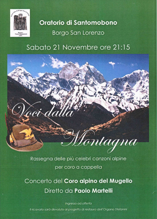 Canti della Montagna in Sant’Omobono