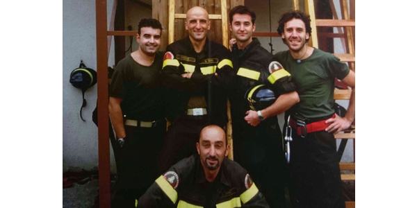 Pompieri in lutto a Borgo per la morte di Daniele Bini