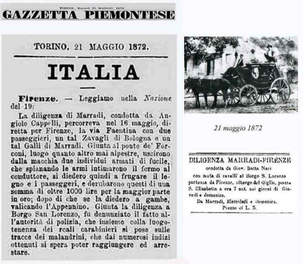 Assalto alla diligenza in Alto Mugello. E altre cronache di anni 'pericolosi'