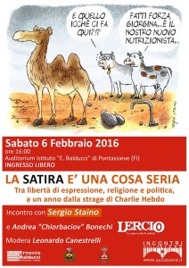 Sergio Staino a Pontassieve. La satira è una cosa seria