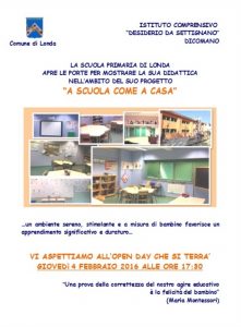 A scuola come a casa. L'open Day della scuola primaria di Londa