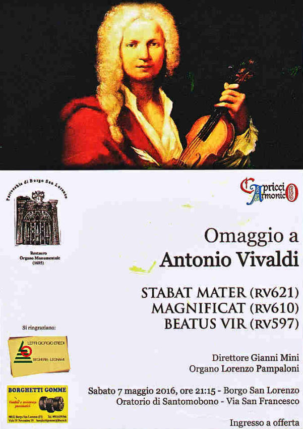Sant’ Omobono. Capriccio Armonico per Antonio Vivaldi