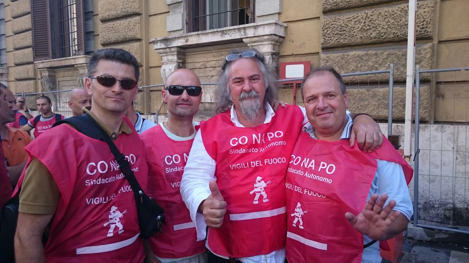 Vigili del Fuoco: delegazione Mugellana in presidio a Roma