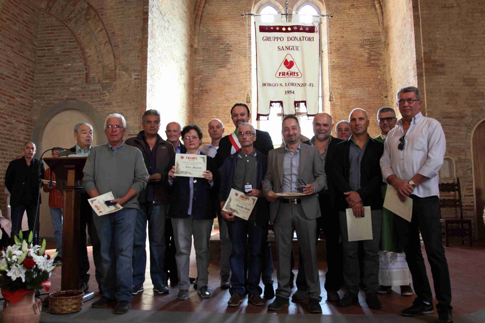 La giornata del gruppo donatori di sangue Fratres
