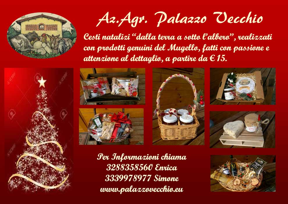 A Natale regala bontà con i cesti natalizi di Palazzo Vecchio