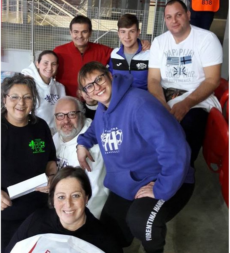 Delegazione della Fiorentina H. in Croazia con il coach della nazionale Italiana Riccardo Trillini (12-13-14 Gen 2018