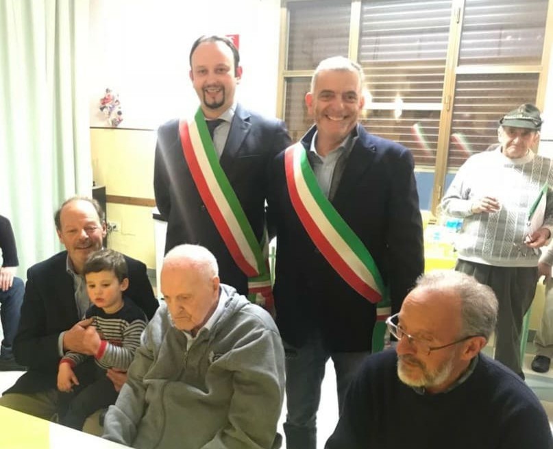 100 candeline per il borghigiano Renzo Valecchi. Festeggiato da due sindaci