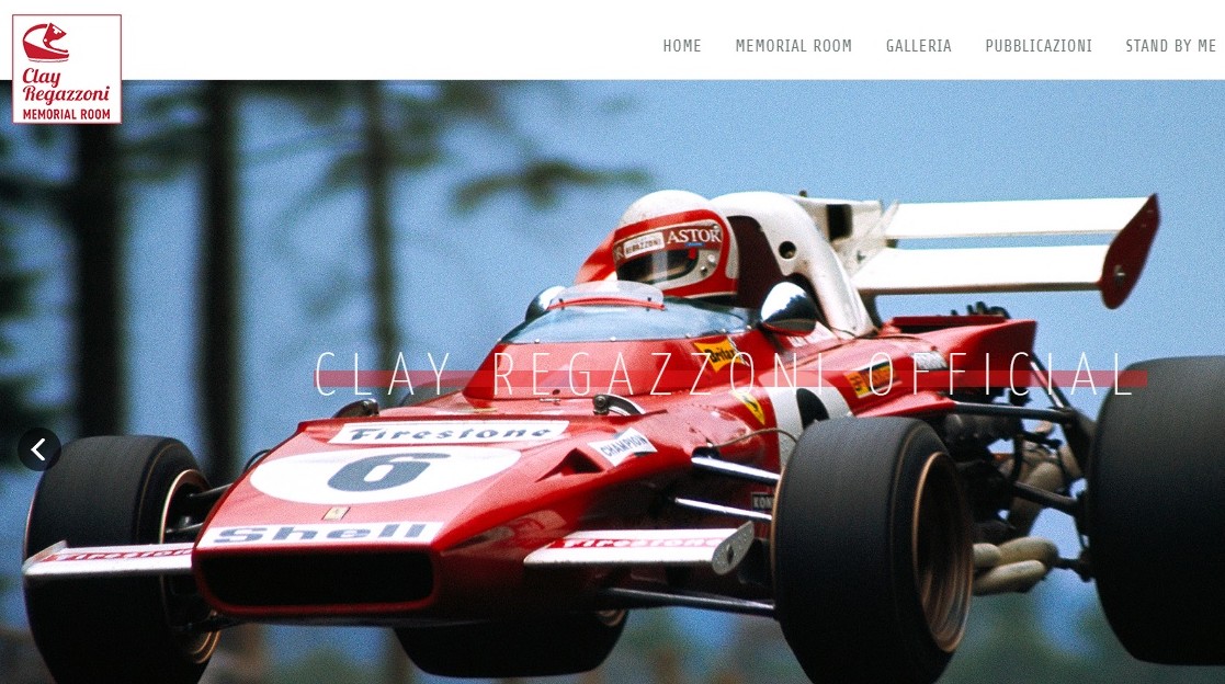 Clay Regazzoni. Realizzato a Dicomano il nuovo sito: Memorial Room contro la paraplegia