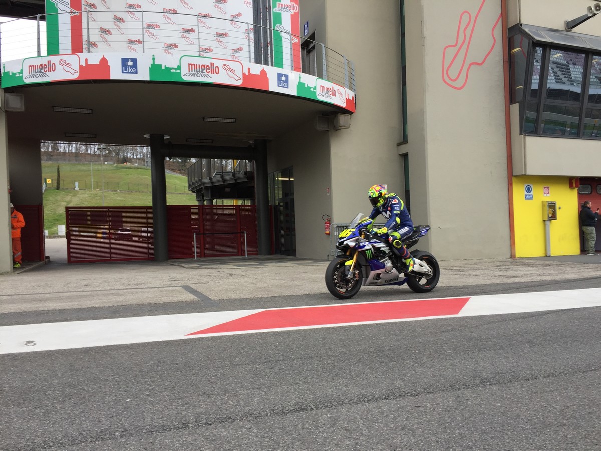 Ieri (mercoledì) Valentino Rossi era al Mugello, con la Vr Academy
