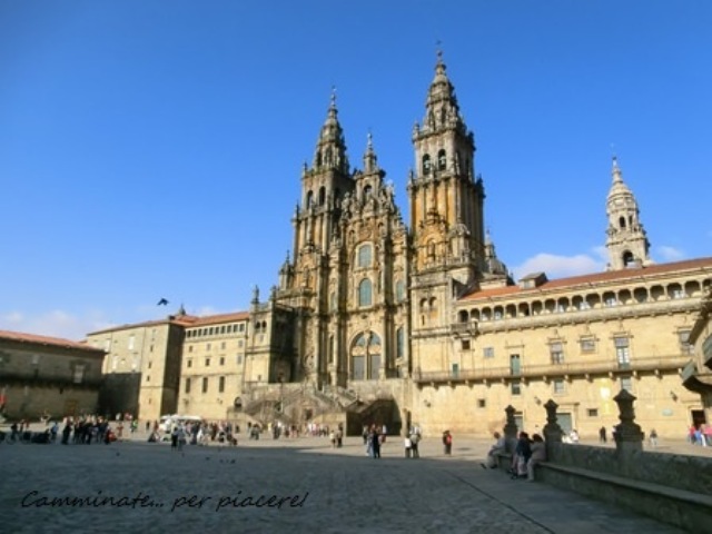 Due mugellani in bici sulla strada di Santiago