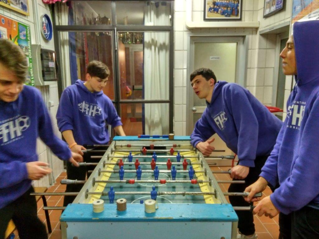 partita di calcio ballila in sede