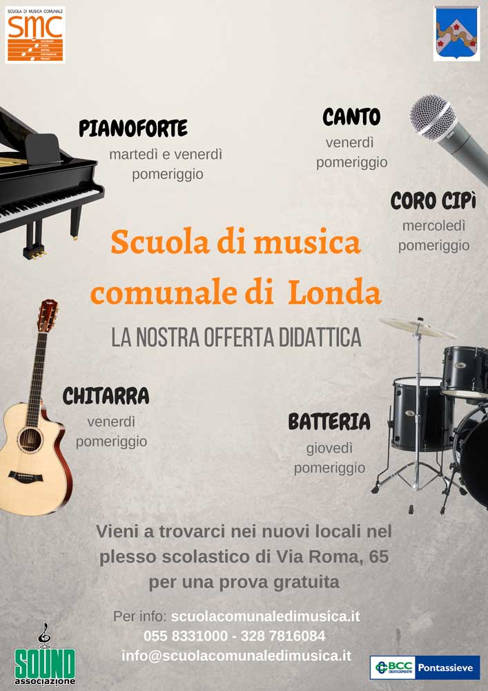 La nuova offerta didattica della scuola di musica di Londa