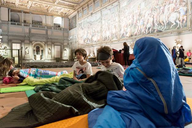 Una notte a Palazzo. In sacco a pelo nel Salone dei Cinquecento