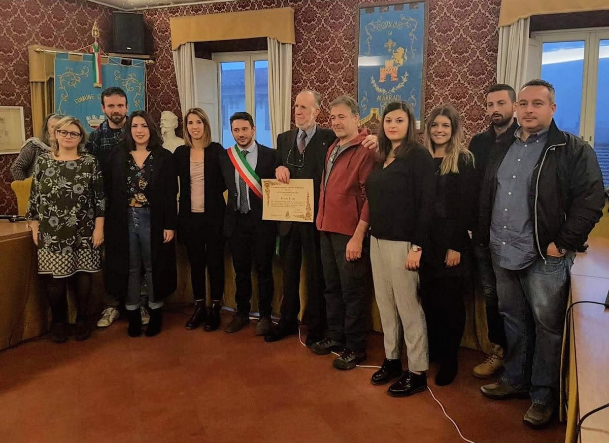 Marradi. Conferita la cittadinanza onoraria a Elvio Bellini. Foto