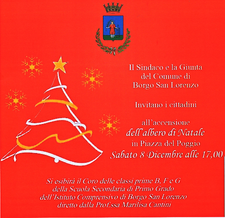 Borgo, la storia dell'albero in Piazza del Poggio. E sabato 'si veste per Natale'