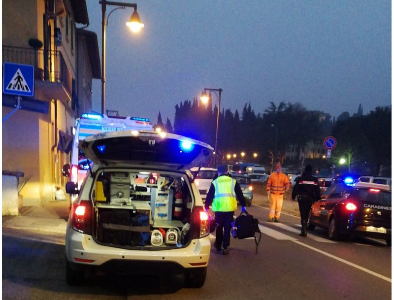 Rufina. 14enne investita davanti alla stazione, portata in ospedale