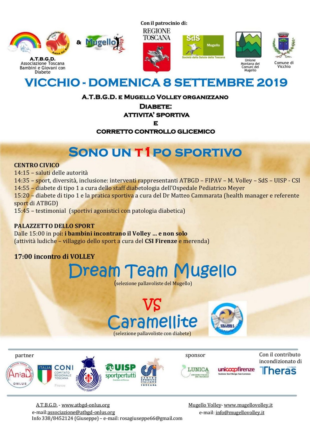 Diabete, sport e bambini. L'8 settembre iniziativa a Vicchio