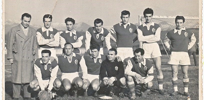 Antonio Cordone quando militava nell’A. S. Fortis Juventus 1909 di Borgo San Lorenzo. Campionato regionale di Promozione 1953/54.