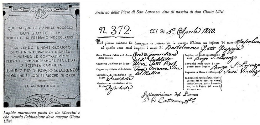 Il bicentenario di Don Giotto Ulivi (1820-2020). Ecco chi era e cosa ha fatto