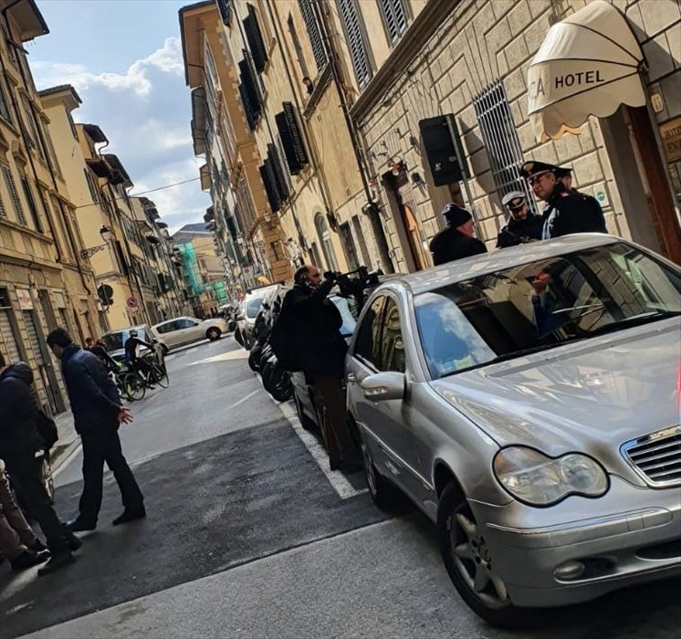 Intervento dei Carabinieri nell'Hotel dove è stata ritrovata una donna morta