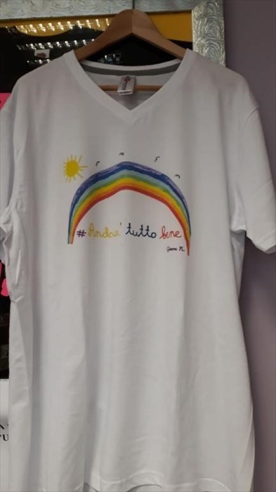 la maglia appena stampata