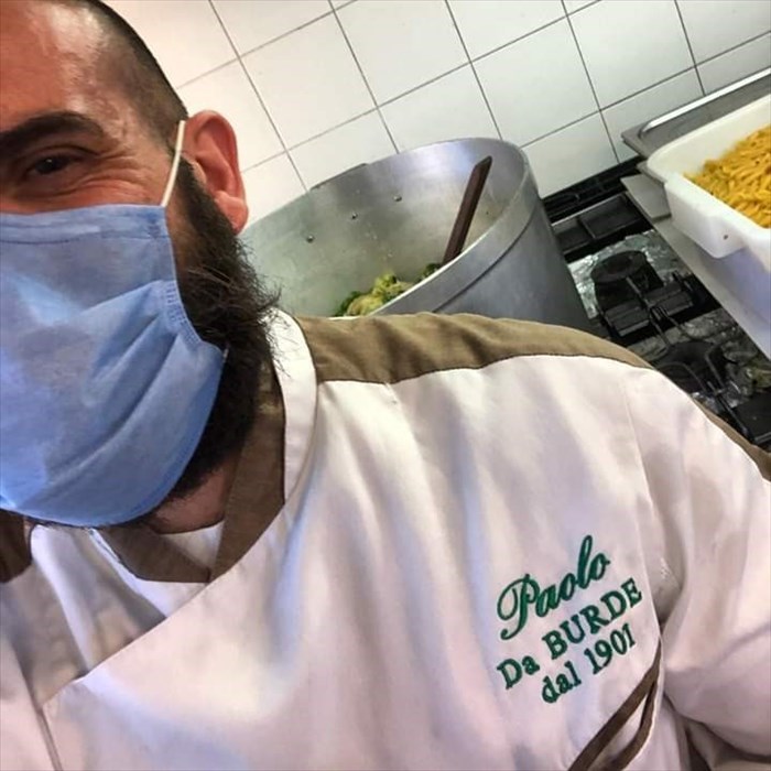 Paolo Gori in cucina