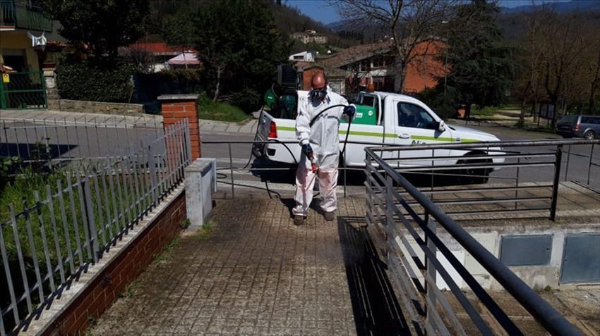 Seconda sanificazione Alia a Rignano