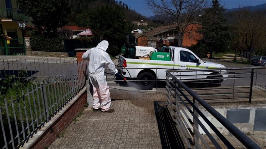 Seconda sanificazione Alia a Rignano
